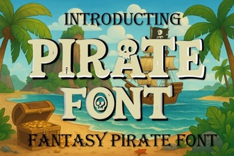 Pirate Font Styles for Bold Creative Design Projects