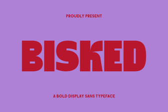 Bisked Font: Bold and Creative Typography for Modern Design