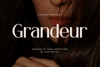 Grandeur Font - Modern Sans Serif Display Typeface Free Download