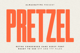 Pretzel Font - Free Sans Serif Display Typeface Download