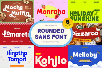 Rounded Sans Bundle Font - Modern Sans Serif Font Collection
