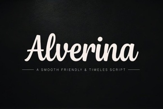 Alverina Font – Elegant Design for Creative Projects