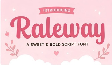 Raleway Font: Elegant Script Style for Modern Designs