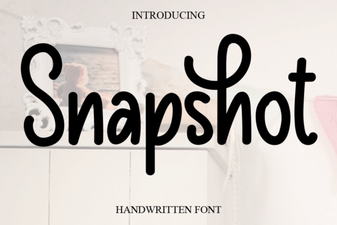 Snapshot Font: Bold Display Type for Creative Projects